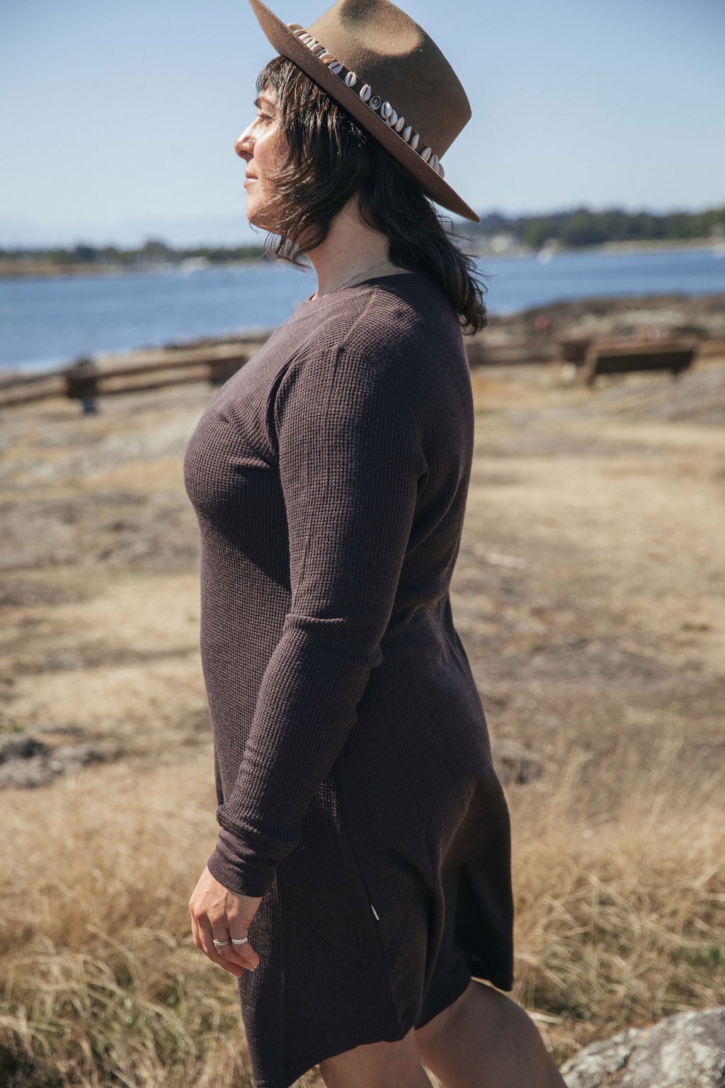 Waffle Dress | Norah is wearing size Large, height 5.6"