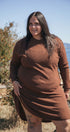 Waffle Dress | Sybil is wearing size 3XLarge, height 5.6"