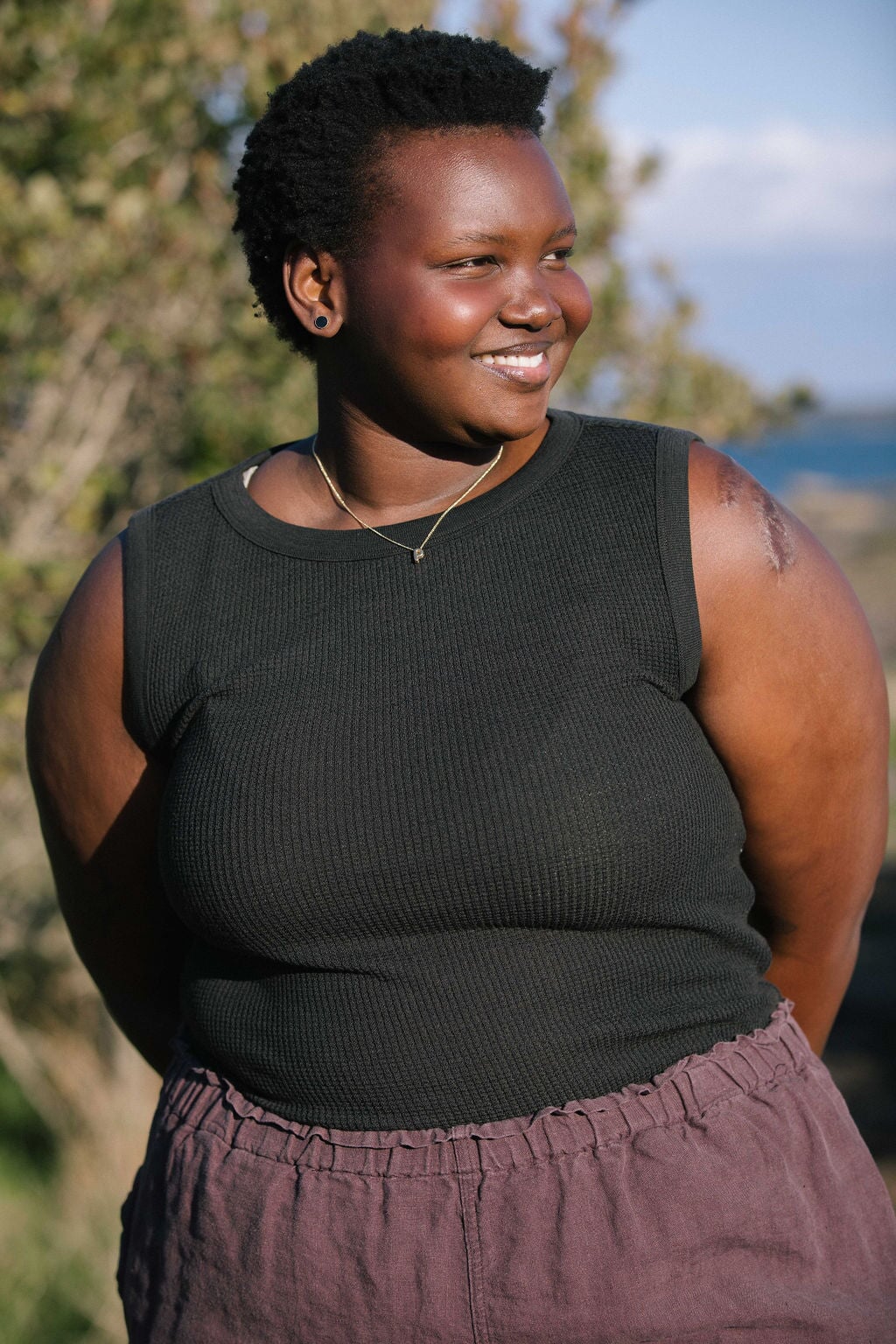 Waffle Undershirt/Tank | Simply Merino Co