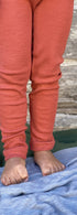 Baby Thermal Bottoms BABIES Simply Merino Clothing Co 0-3 months Soft Rust 