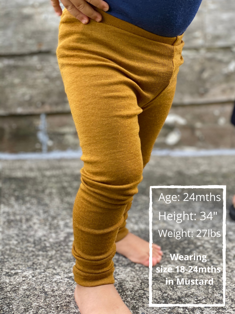 Mustard leggings baby hot sale