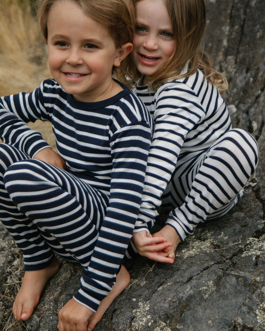 Big Kids Thermal Top - Stripes