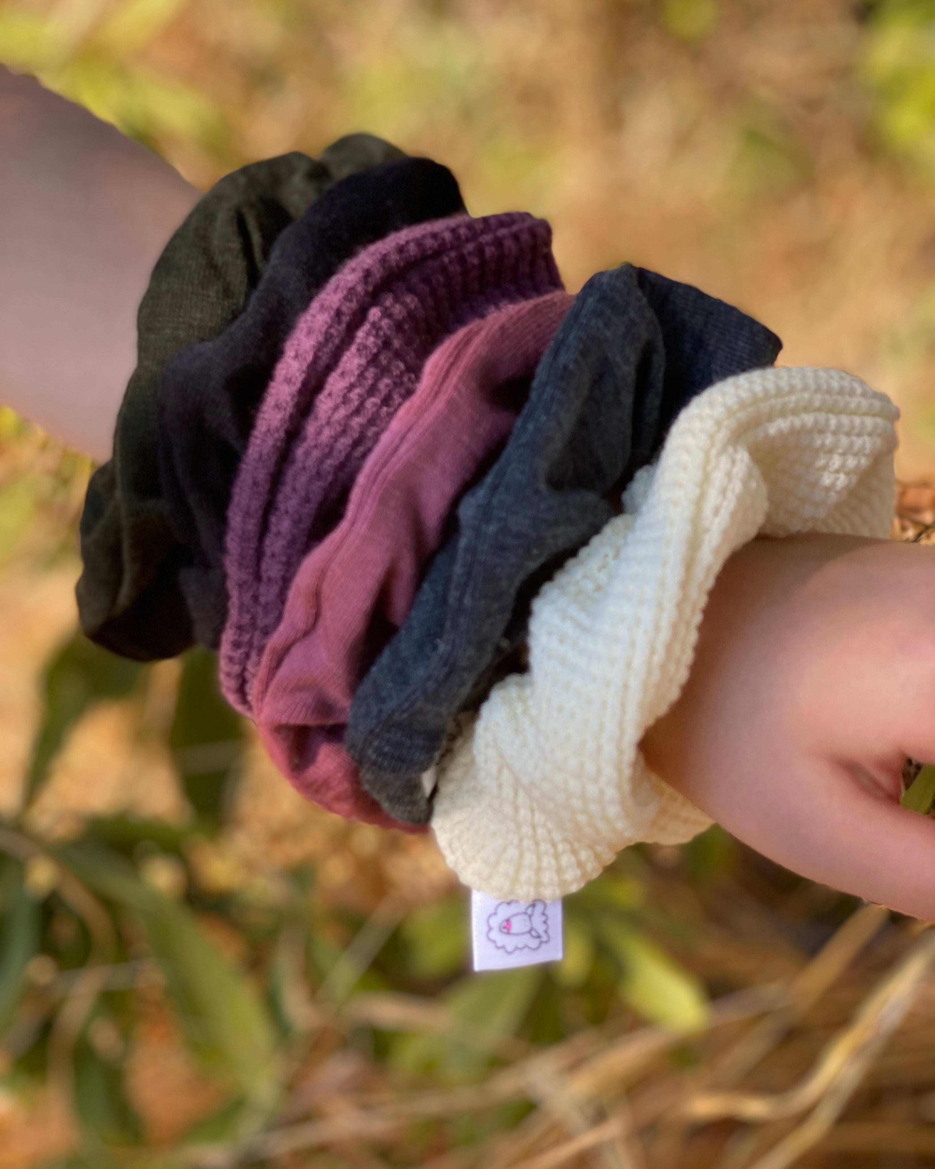 Zero-Waste Scrunchies